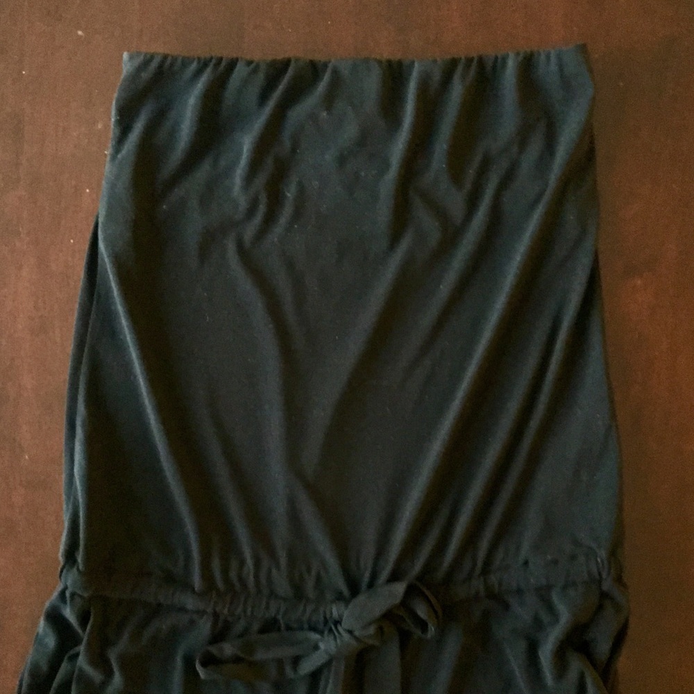 Strapless Black Romper